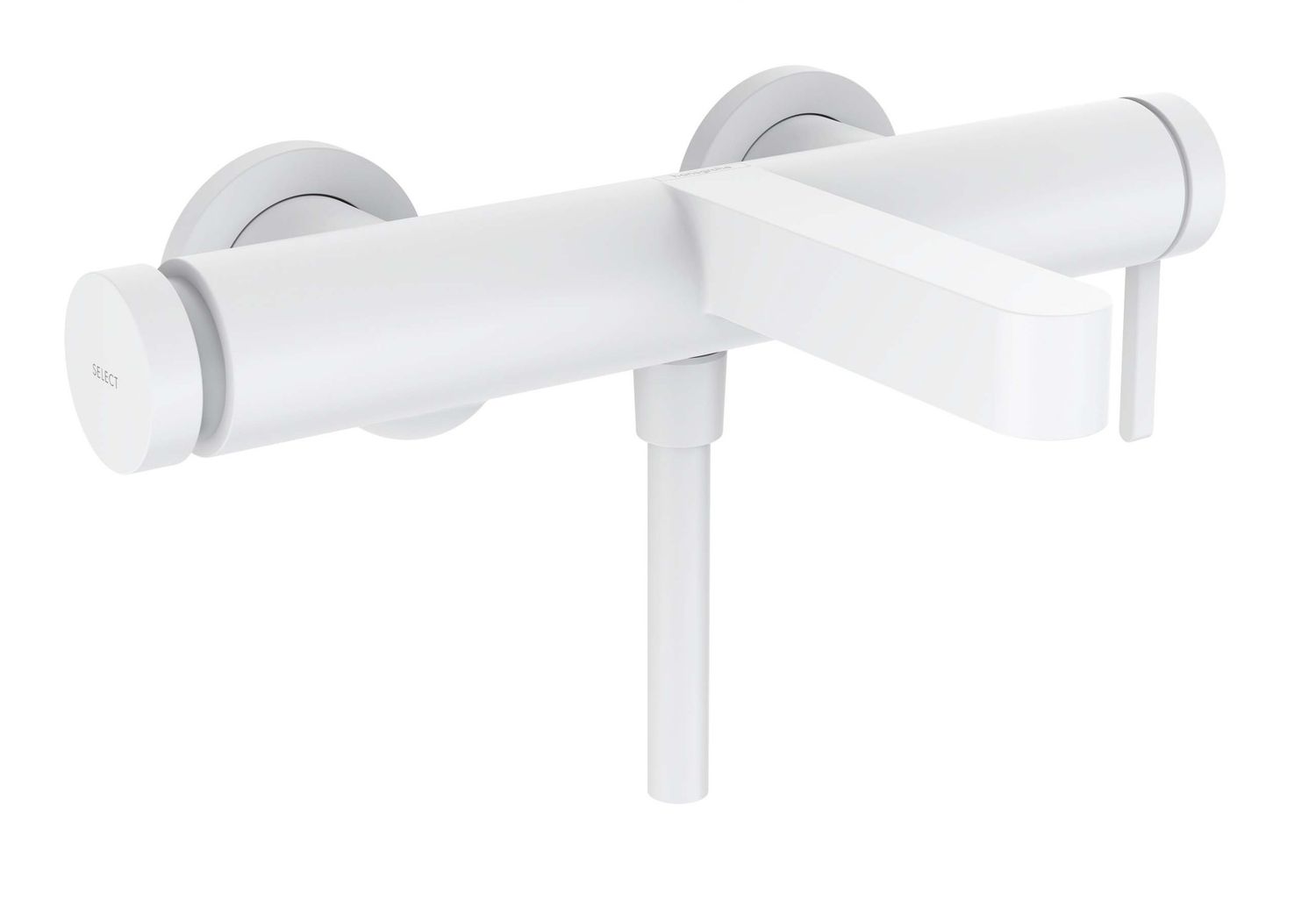 Mitigeur de bain / douche Hansgrohe Finoris en blanc mat
