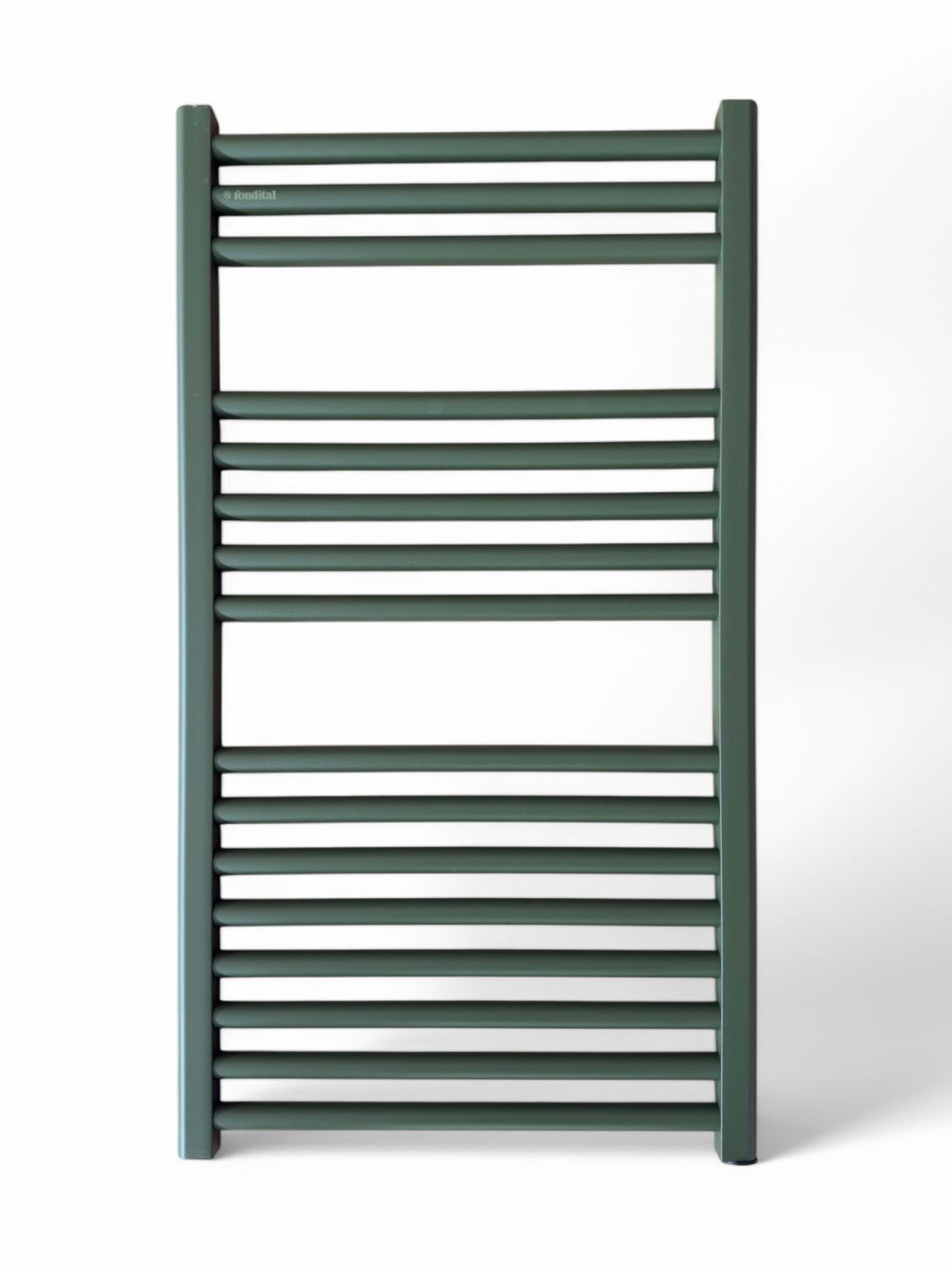 Radiateur sèche-serviettes en aluminium Fondital Cool 86 x 45 cm en vert foncé