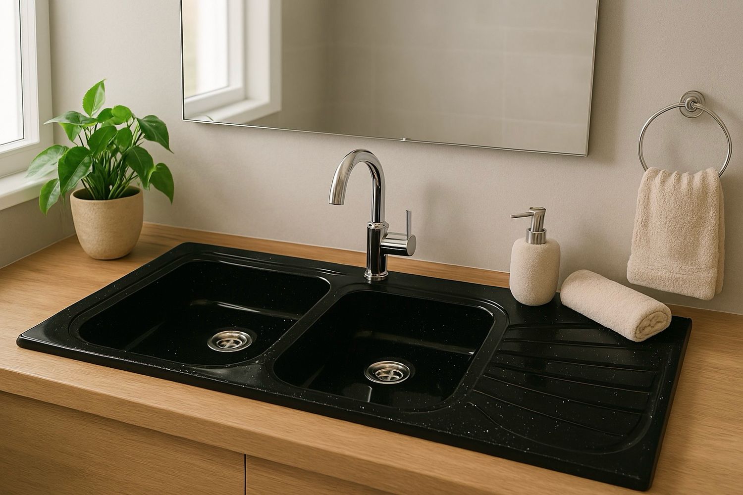Sandy Built-in Kitchen Sink 112 cm x 50 cm