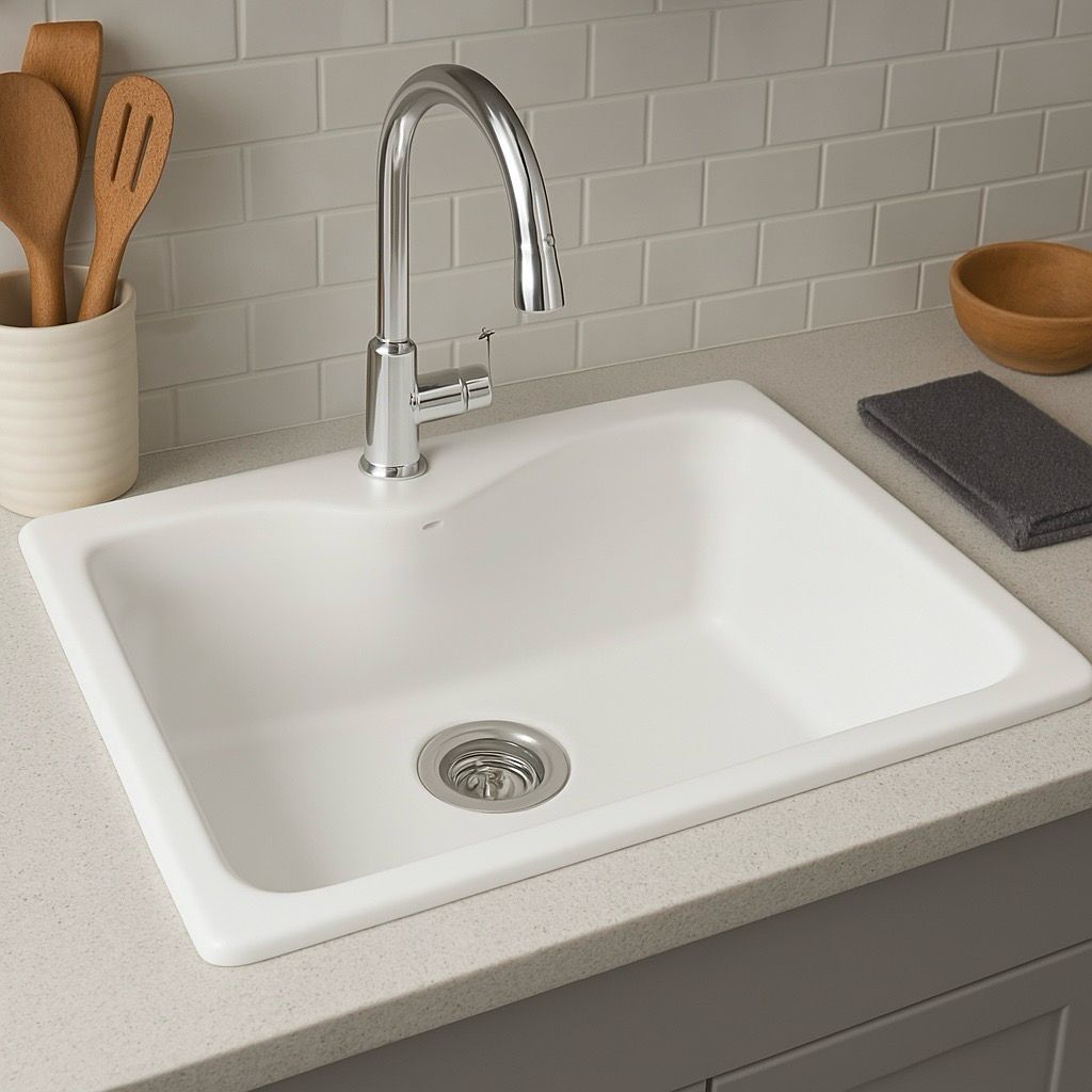 Flora Built-in Kitchen Sink 80 x 50 cm