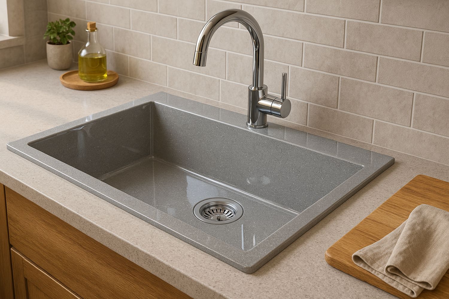 Roda 70 x 50 cm Built-In Kitchen Sink