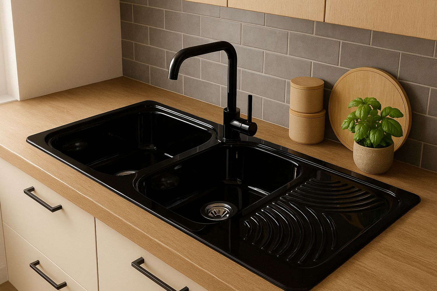 Rocco kitchen sink to install 120 cm x 50 cm