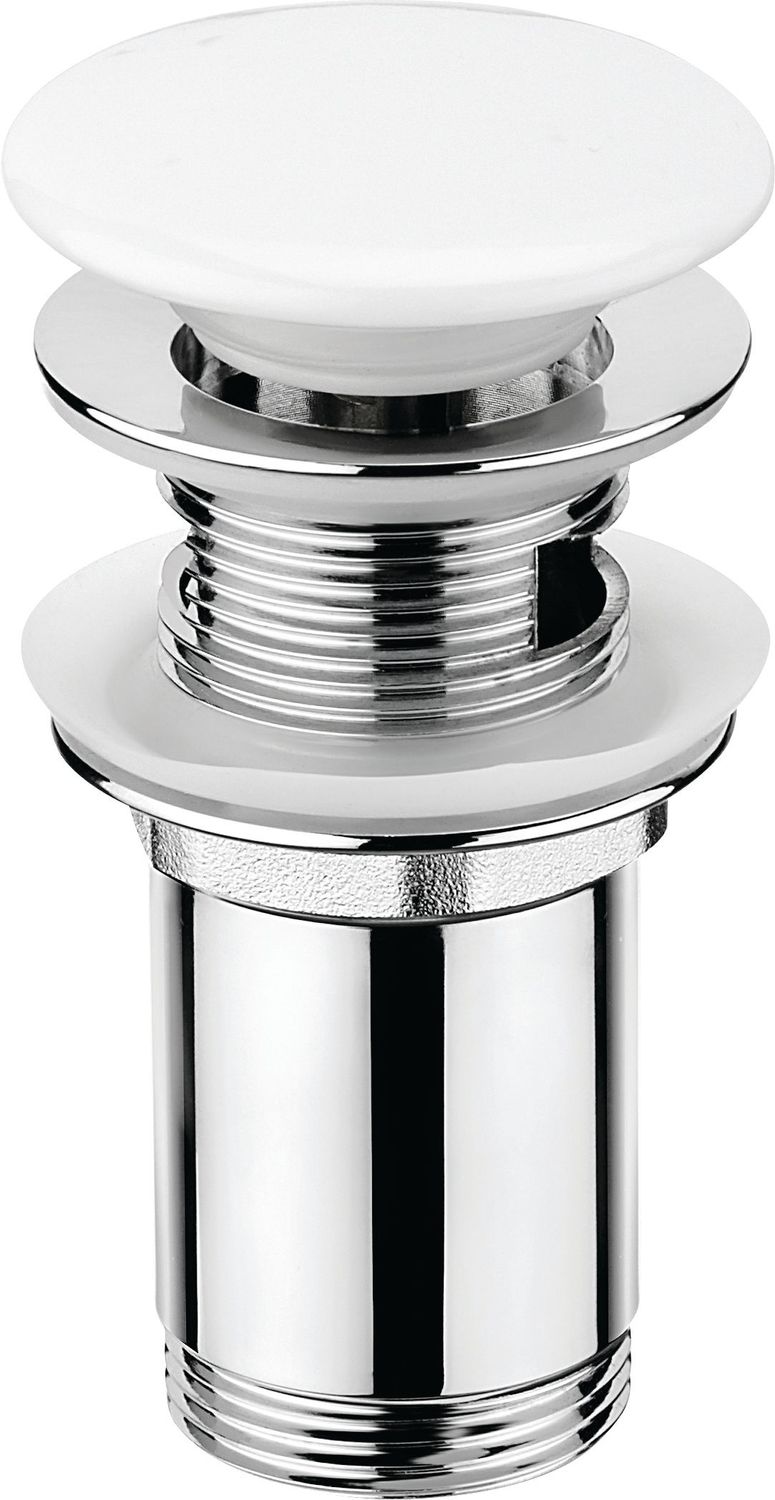 Bonde de lavabo Deante click-clac en blanc