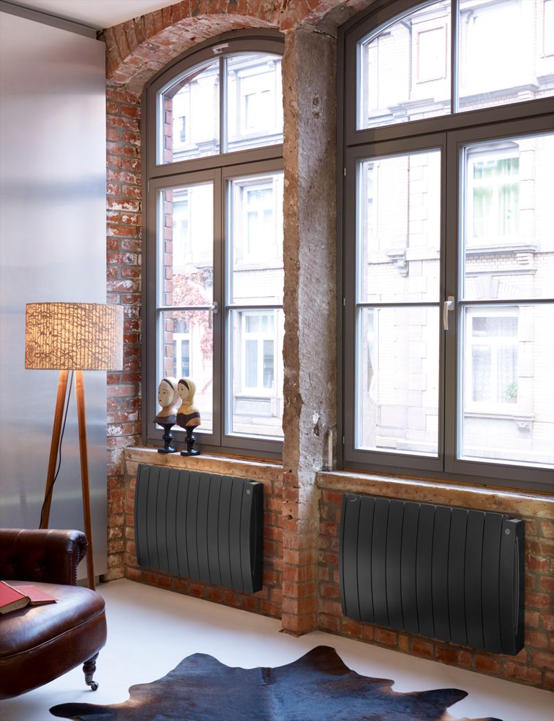 Radiateur électrique Zehnder (Acova) Fare Tech - Noir mat