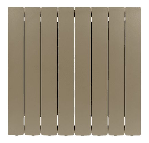 Elément de radiateur en aluminium moulé Fondital Blitz Super B4 (entraxe 500 / profondeur 100) en bronze