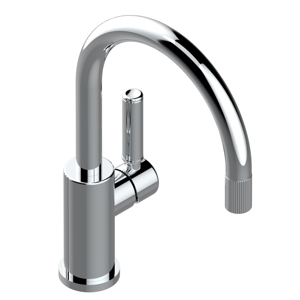 Mitigeur de lavabo monotrou  THG 145 avec vidage - Collection &quot;Estrela à manettes&quot;
