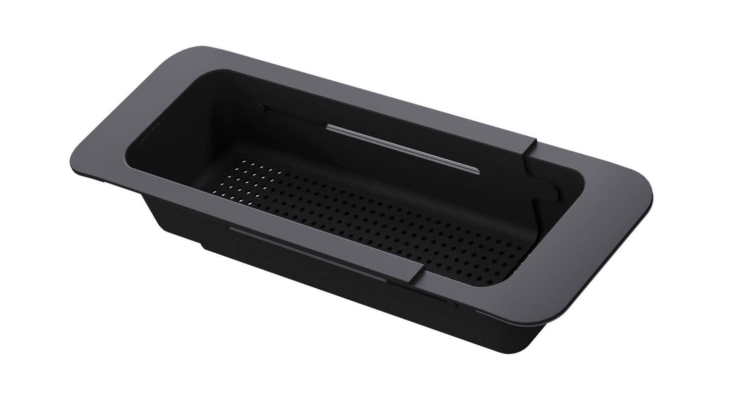 Deante Extendable Basket for Kitchen Sink in Matte Black