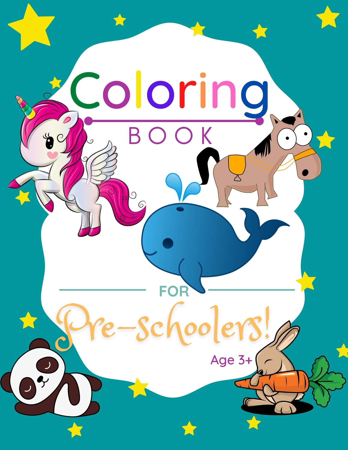 Coloring Book For Preschoolers age 3+