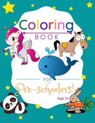 Coloring Book For Preschoolers age 3+