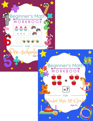 Beginners Math Workbook Bundle Deal
