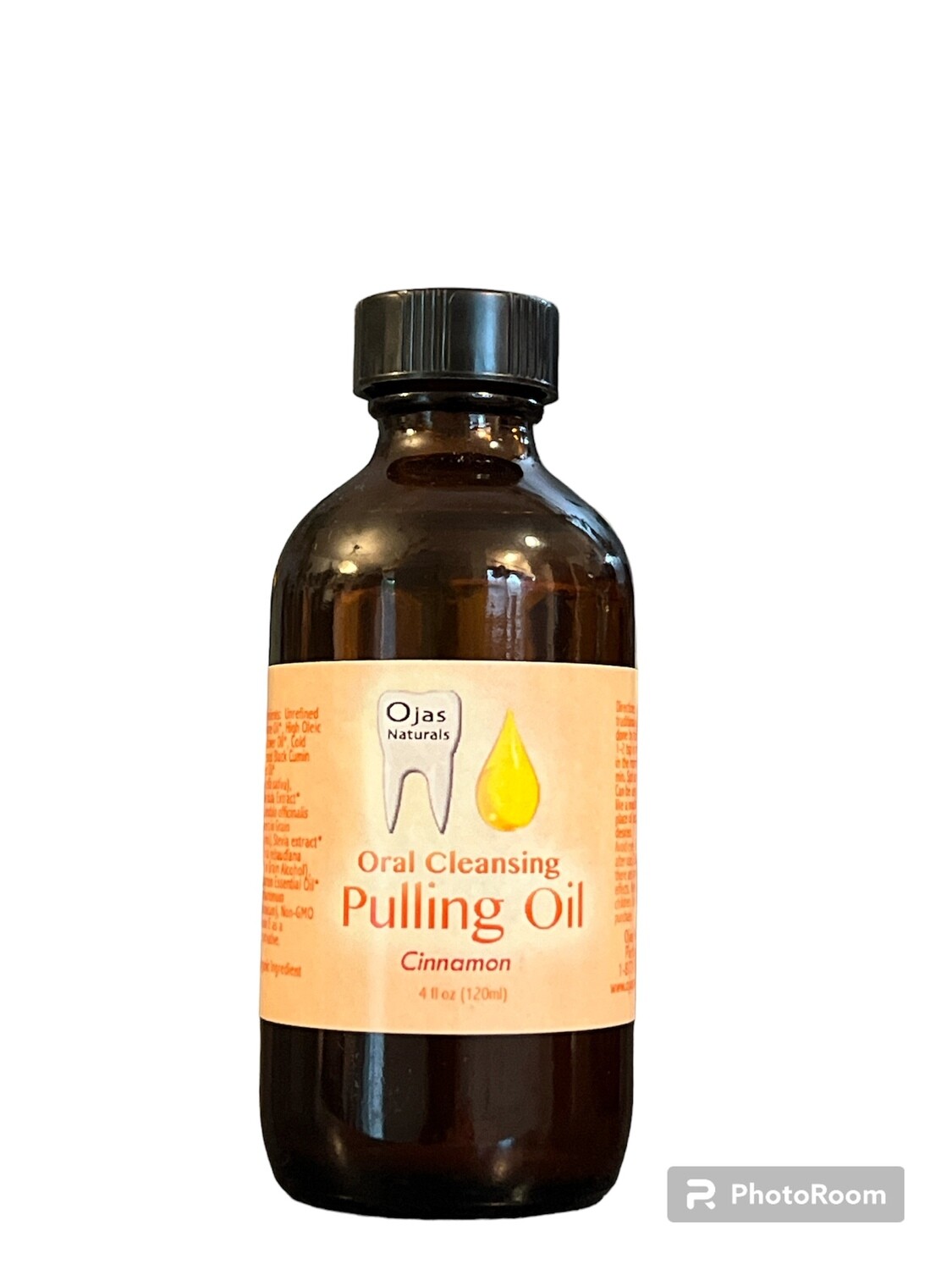 Ayurvedic Pulling Oil Cinnamon - 4oz bottle