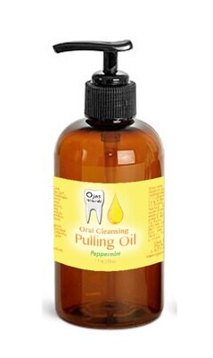 Ayurvedic Pulling Oil Peppermint - 4oz bottle