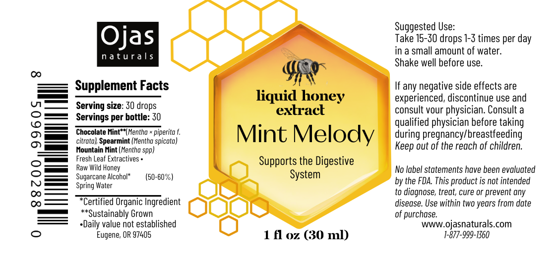 MInt Melody  Raw Honey Extract