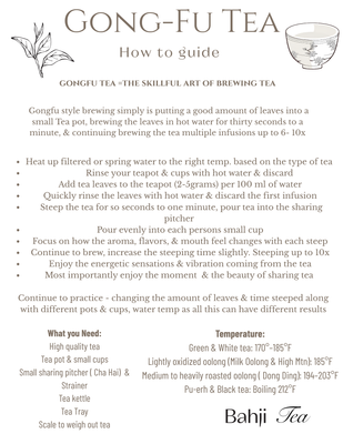 Gong Fu Tea- How to guide (Free)