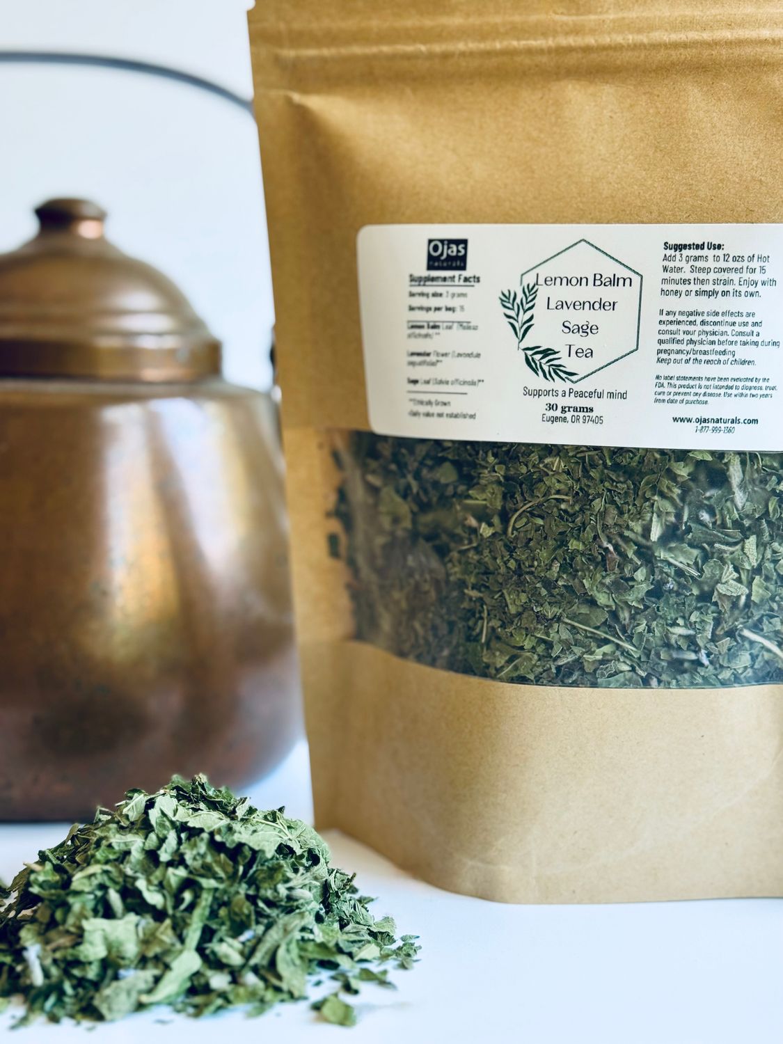 Lemon Balm, Lavender &amp; Sage Herbal Tea