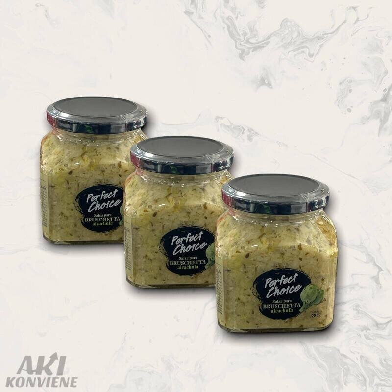 BRUSCHETTA  ALCACHOFA PERFECT CHOICE 280 GR