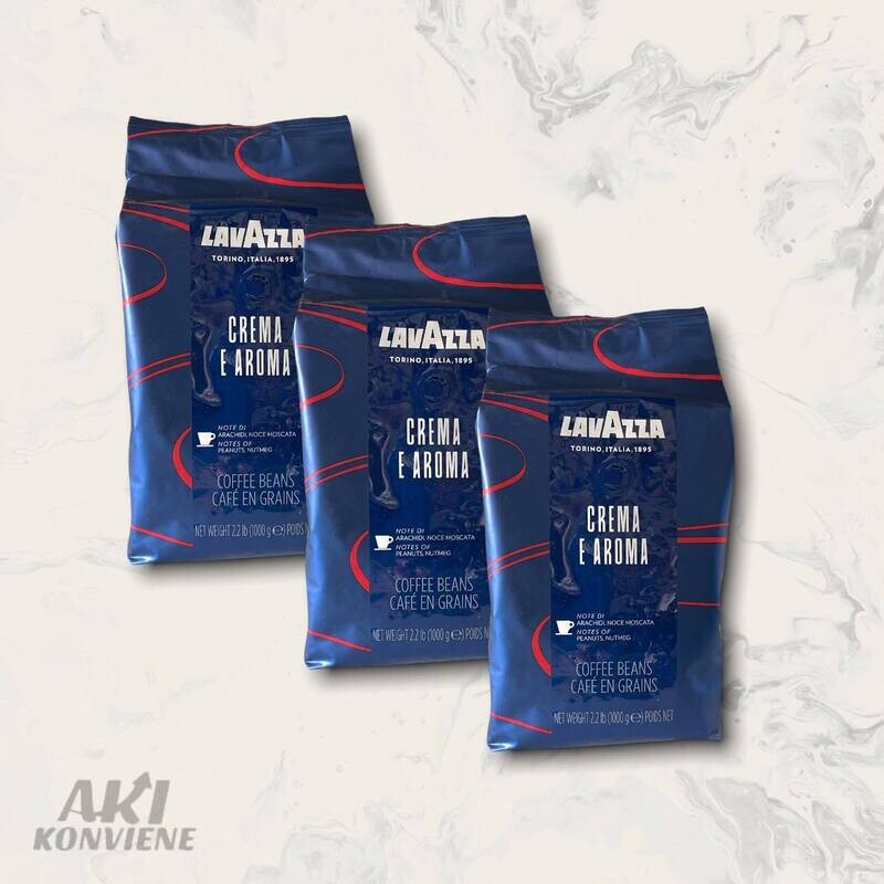 CAFE GRANO ENTERO "CREMA & AROMA" LAVAZZA 1 KILO