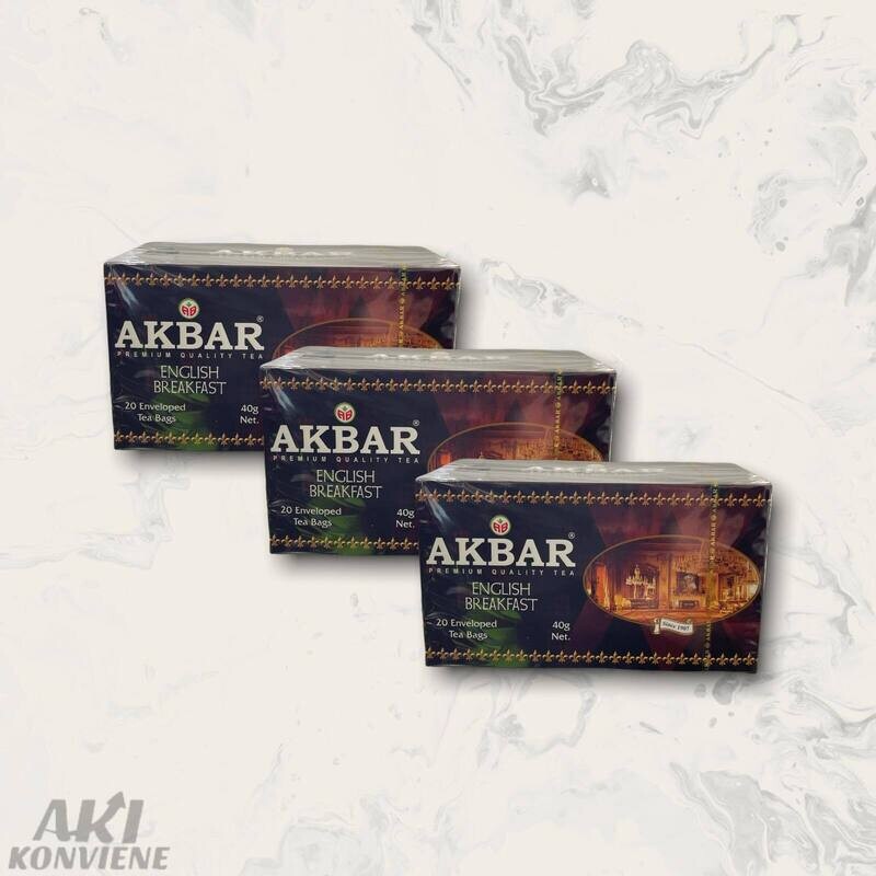 TE AKBAR ENGLISH BREAKFAST X 20