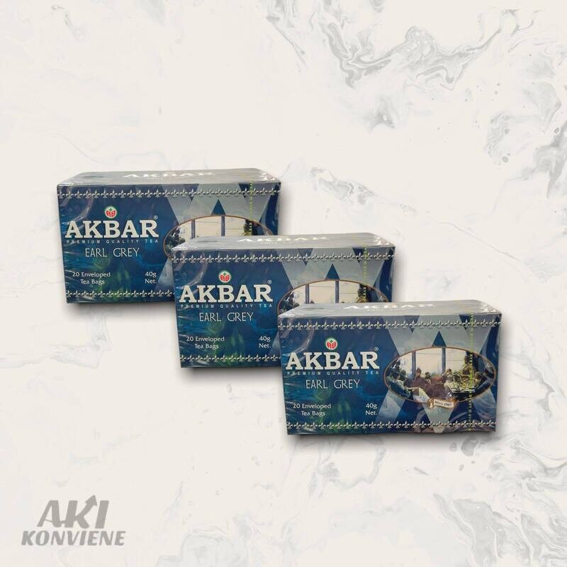 TE AKBAR EARL GREY X 20