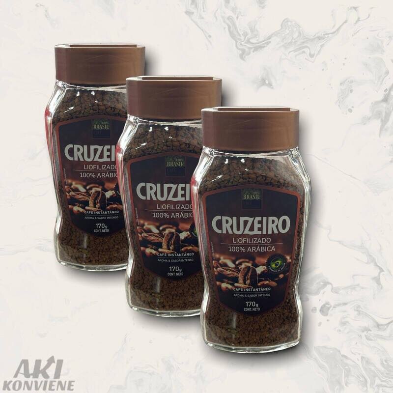 CAFE INSTANTANEO CRUZEIRO LIOF. 100 ARABICA 170 GRS