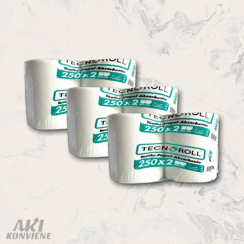 TOALLA MANO JUMBO PACK 2 X 250 MTS