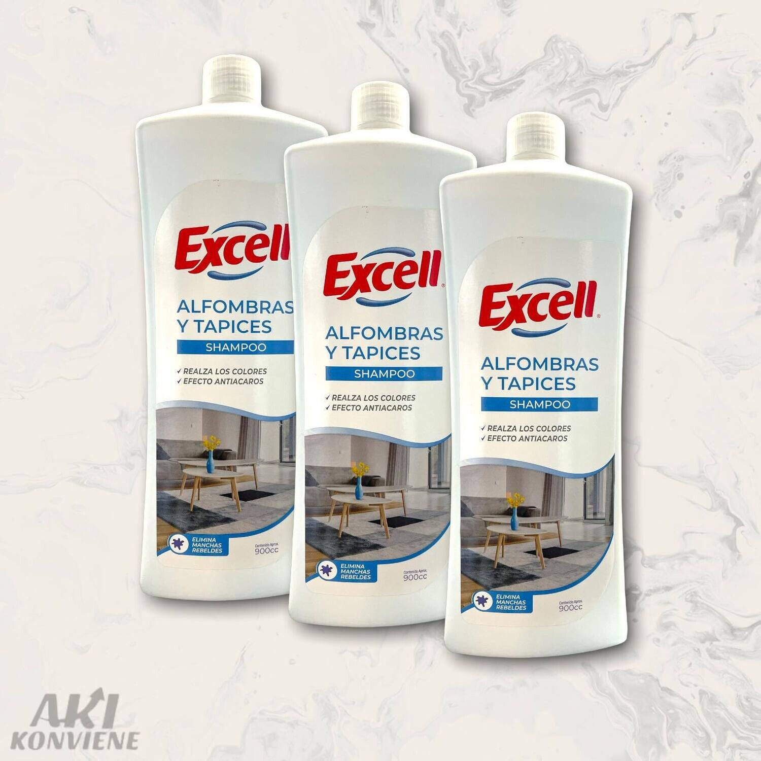 SHAMPOO ALFOMBRAS Y TAPICES EXCELL 900CC