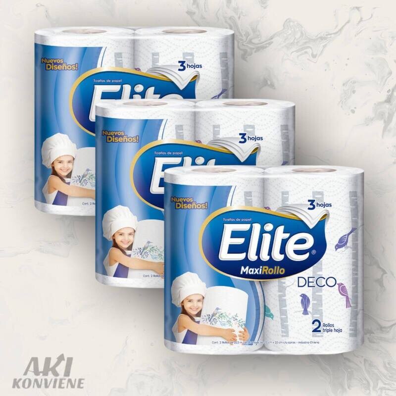 MAXI ROLLO ELITE TRIPLE HOJA 22,5 MTS PACK X 2