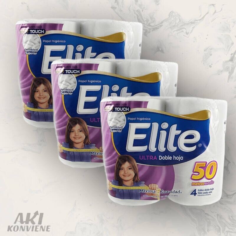 PAPEL HIG. ELITE D/H 50 MTS X 4