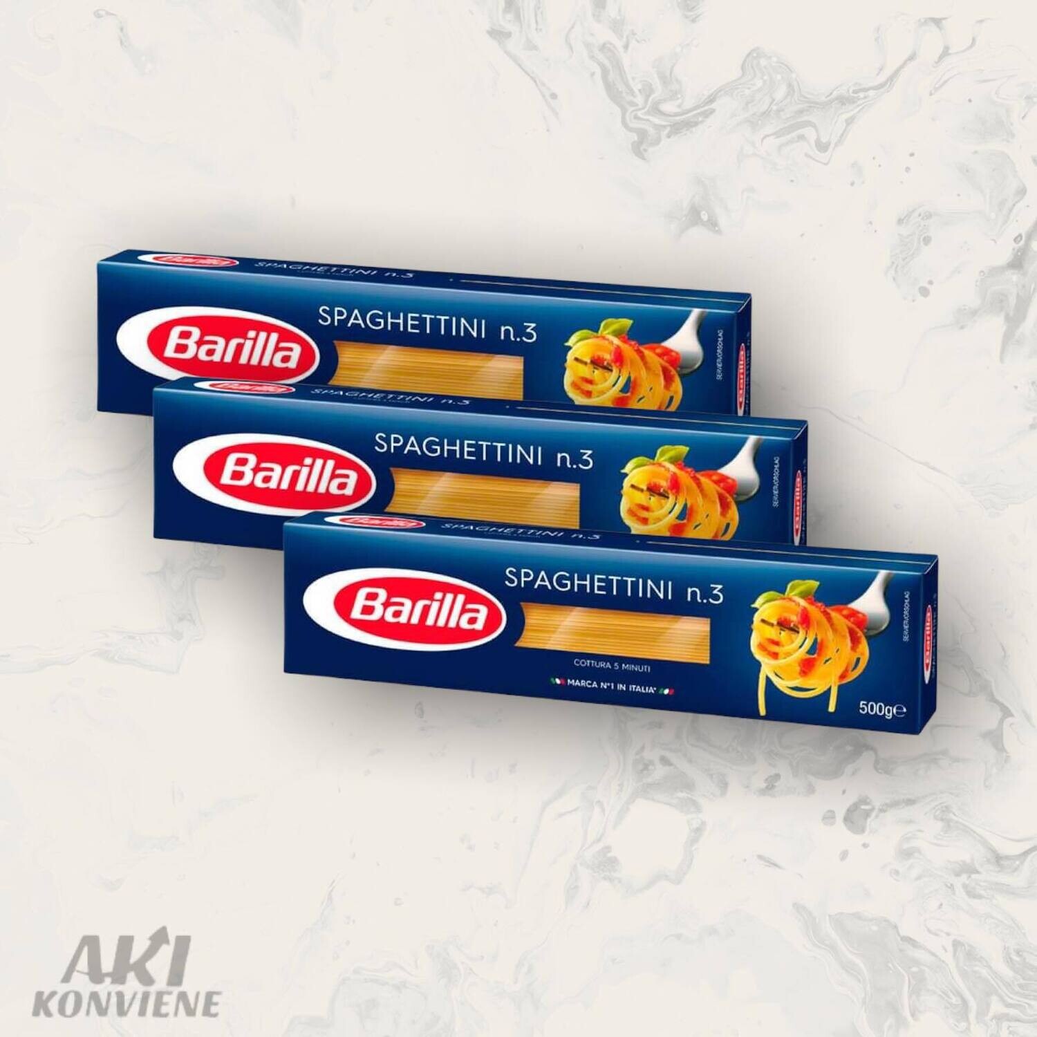 SPAGHETTI 3 BARILLA 500 GRS.