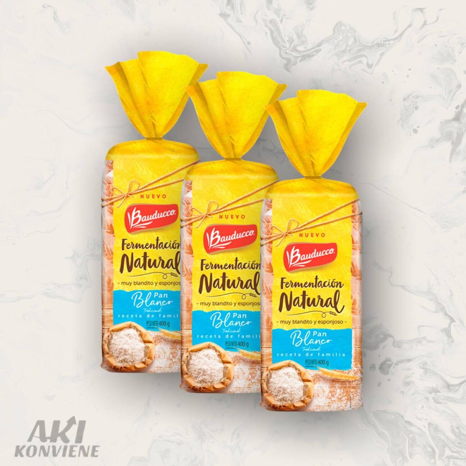 PAN MOLDE BLANCO BAUDUCCO 400 GR.