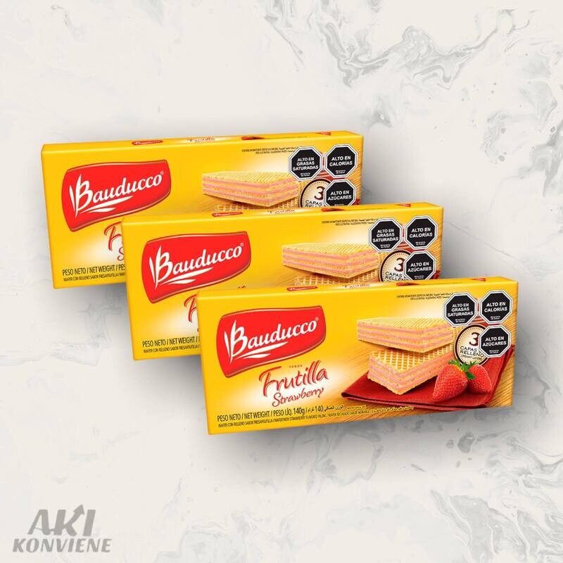 OBLEA FRUTILLA  BAUDUCCO