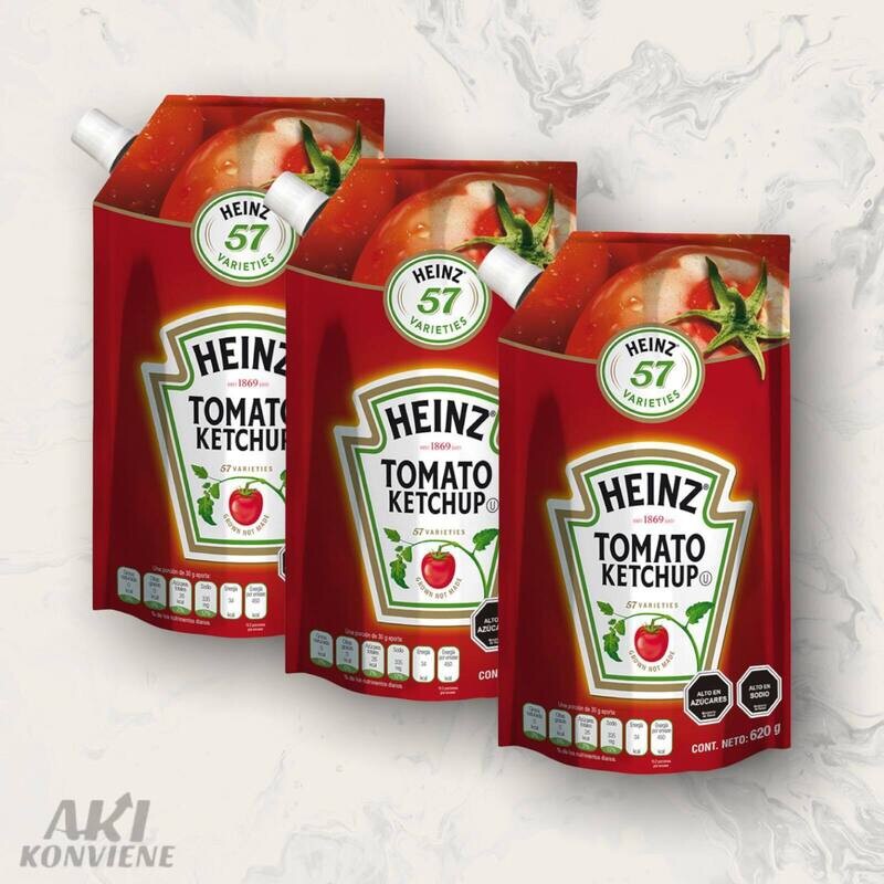 KETCHUP HEINZ DOYPACK 620 GRS