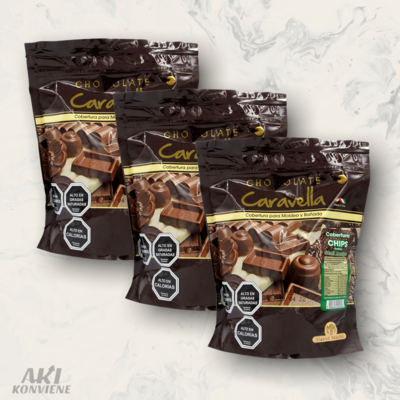CHOCOLATE COBERTURA CHIPS CARAVELLA KILO CHOCOLATE COBERTURA CHIPS CARAVELLA KILO