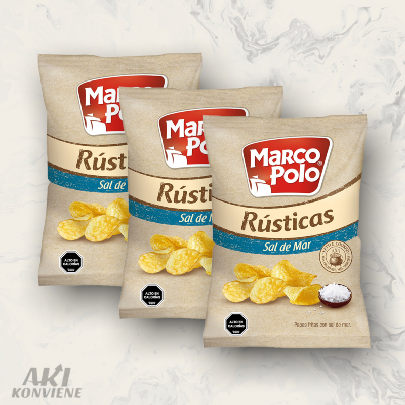 PAPAS RUSTICAS MARCO POLO SAL DE MAR 185 GR