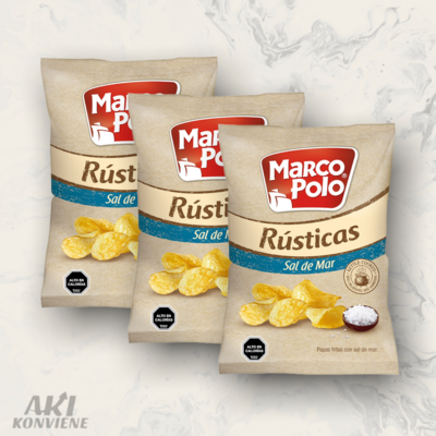 PAPAS RUSTICAS MARCO POLO SAL DE MAR 185 GR