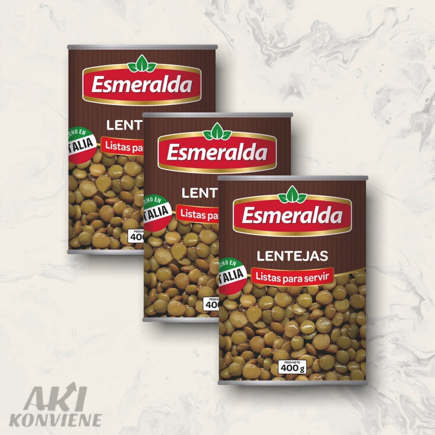 LENTEJAS ESMERALDA 400g