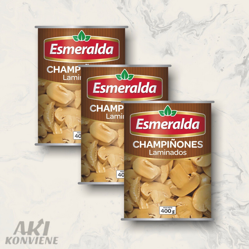 CHAMPIÑONES LAMINADOS ESMERALDA 400g