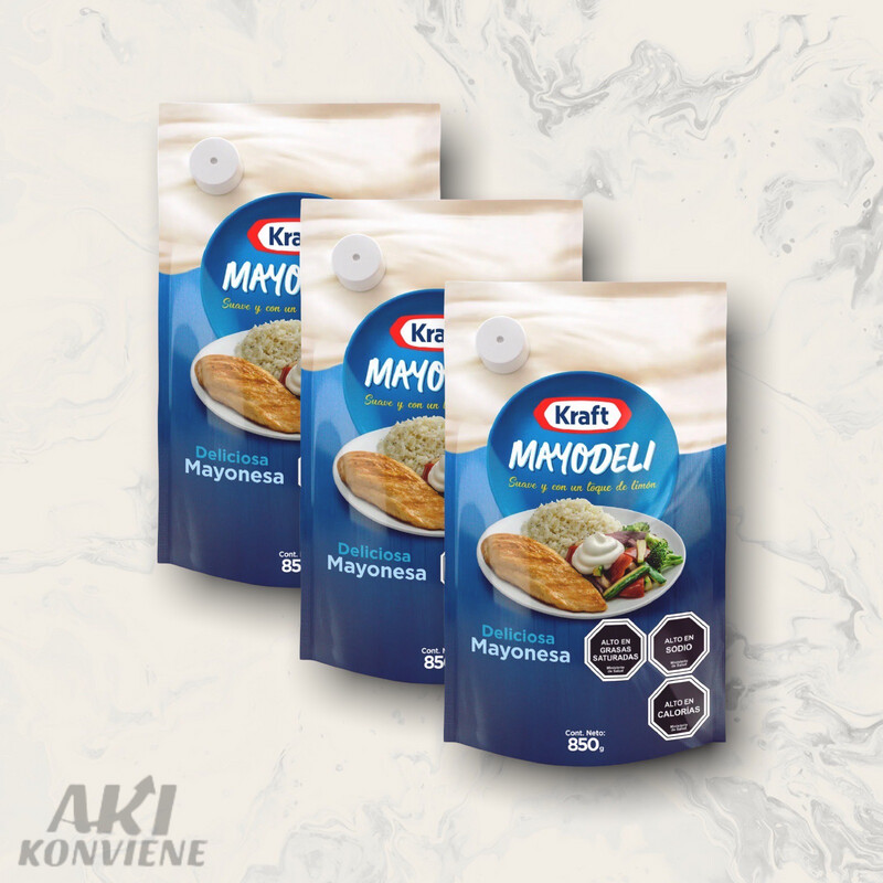 MAYONESA KRAFT REAL 850g