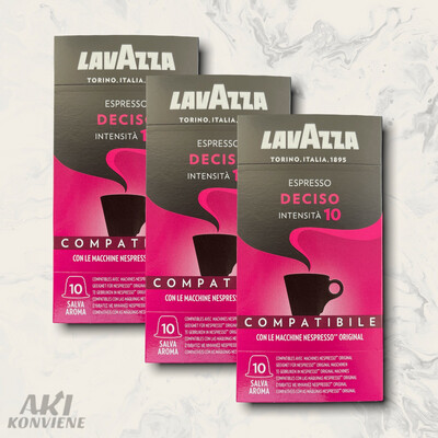CAPSULA DE CAFE LAVAZZA ESPRESSO DECISO 10 UND CAPSULA DE CAFE LAVAZZA ESPRESSO DECISO 10 UND