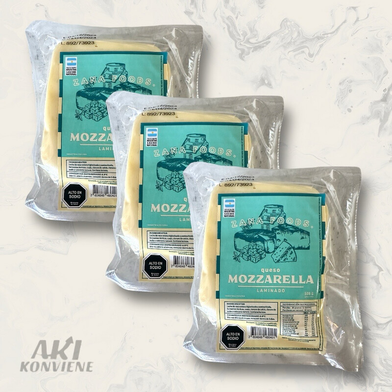 QUESO MOZZARELLA ZANAFOOD 500g