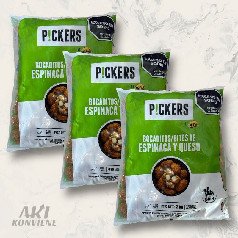 BITES DE ESPINACA Y QUESO MCCAIN 2 KG