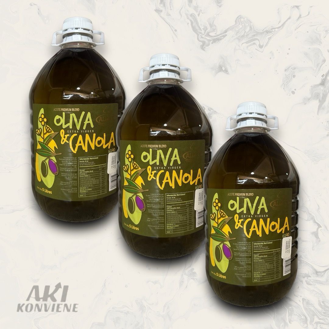 ACEITE DE OLIVA CANOLA 5 LTS