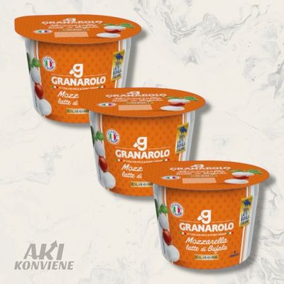 MOZZARELLA DI BÚFALA LATTE GRANAROLO 9 UN