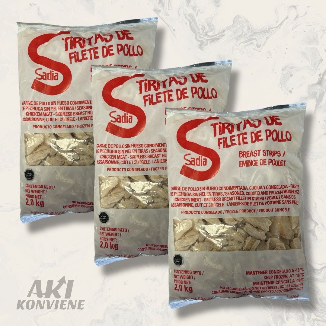 TIRAS DE FILETE DE POLLO (SIN HUESO) 2KG