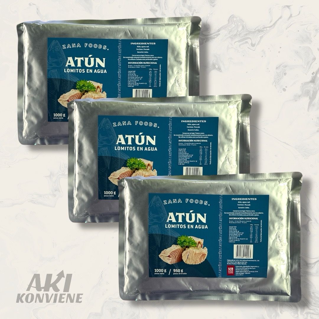 ATÚN AL AGUA ZANAFOOD POUCH 1 KG