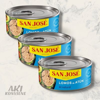 ATUN LOMITOS AL AGUA SAN JOSE 160 GRS