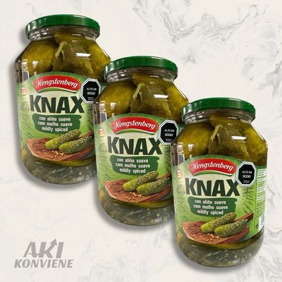 PEPINILLOS ENTEROS KNAX FCO 850 GR