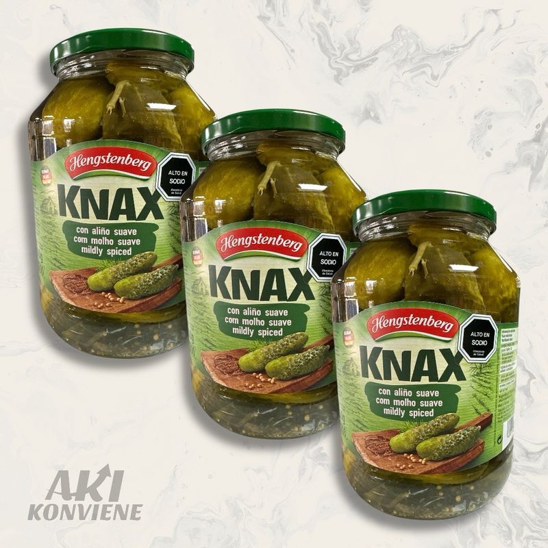 PEPINILLOS ENTEROS KNAX FCO 850 GR
