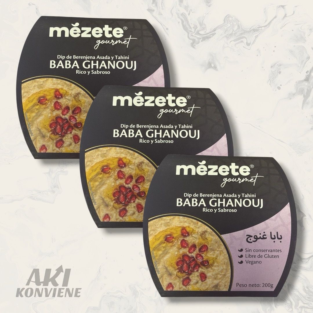 HUMMUS MEZETE BERENJENA ASADA Y TAHINI 200 GR