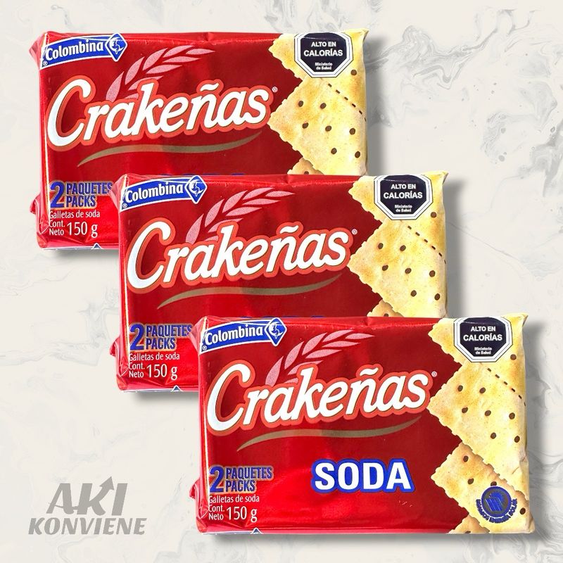 GALLETAS CRAKEÑAS SODA 150 G